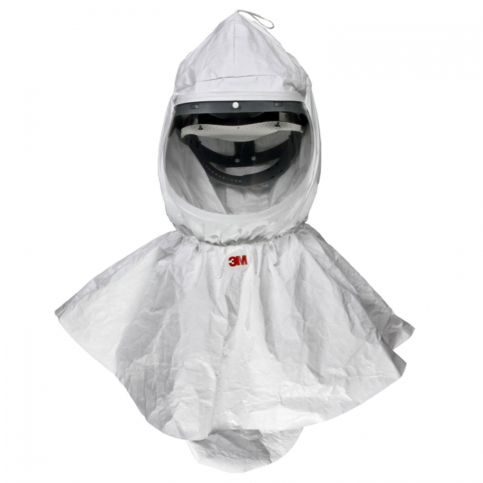 Capucha Tyvek 3m H-410-10 Qc con Cuello Blanco PSistema Parp  image number null