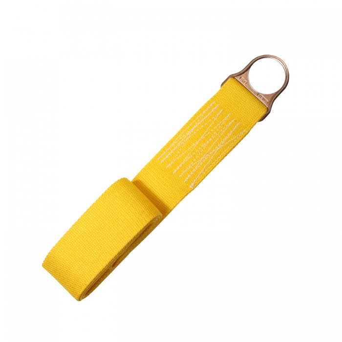 BANDOLA DE ANCLAJE MSA DE NYLON AMARILLO DE 5 FT (1.5 M) CUN ANILLO  image number null