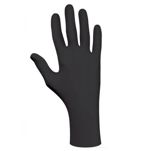 Guante Desechable Showa 9700pf Acelerador 100% Libre de Nitrilo Negro Encubierto TM  image number null