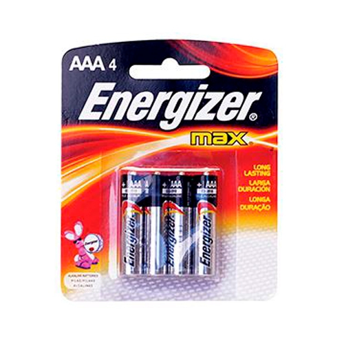 PILA ENERGIZER E92BP4 ALCALINA AAA CON 4 PIEZAS  image number null