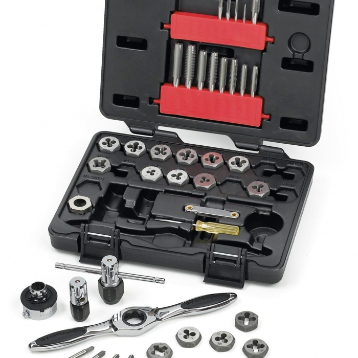 SET DE HERRAMIENTAS GEARWRENCH 3885 PMACHUELOS Y TARRAJA MEDIDA SAE  image number null