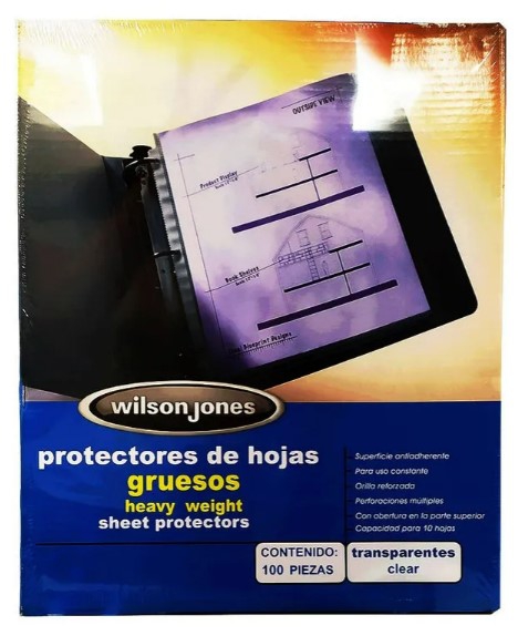 Protector de Hojas Wilson Jones P4741 Extragrueso 50pz  image number null