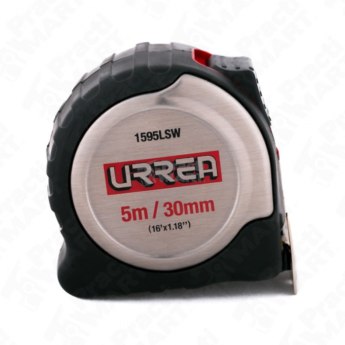 FLEXÓMETRO URREA 1595LSW DE ACERO INOXIDABLE 5M X 30 MM  image number null