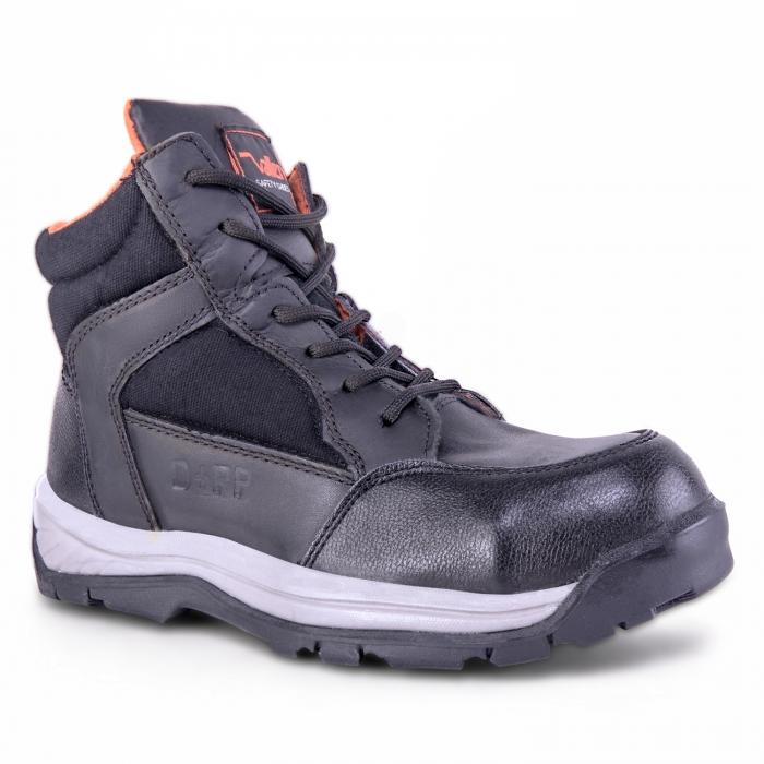 Zapato Vallen Euro Borcegui Dielectrico Negro CC Policarbonato Suela de Sbr T6  image number null