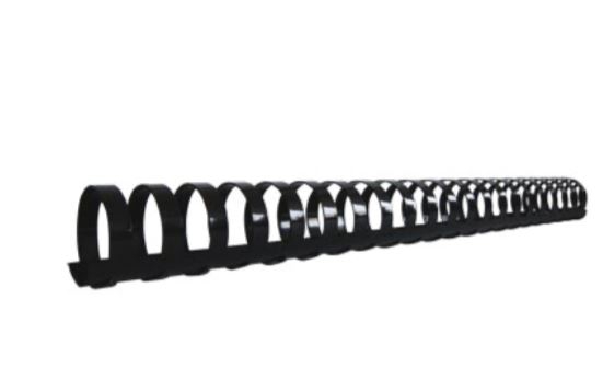 TIRAS MAE TEP1 PLASTICAS P ENCUADERNAR 1IN 200 HOJAS BOLSA 25 PZAS  image number null