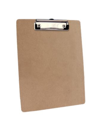 TABLA MAE M110.0 MDF TAMANO ESQUELA CON GANCHO WIRE CLIP  image number null