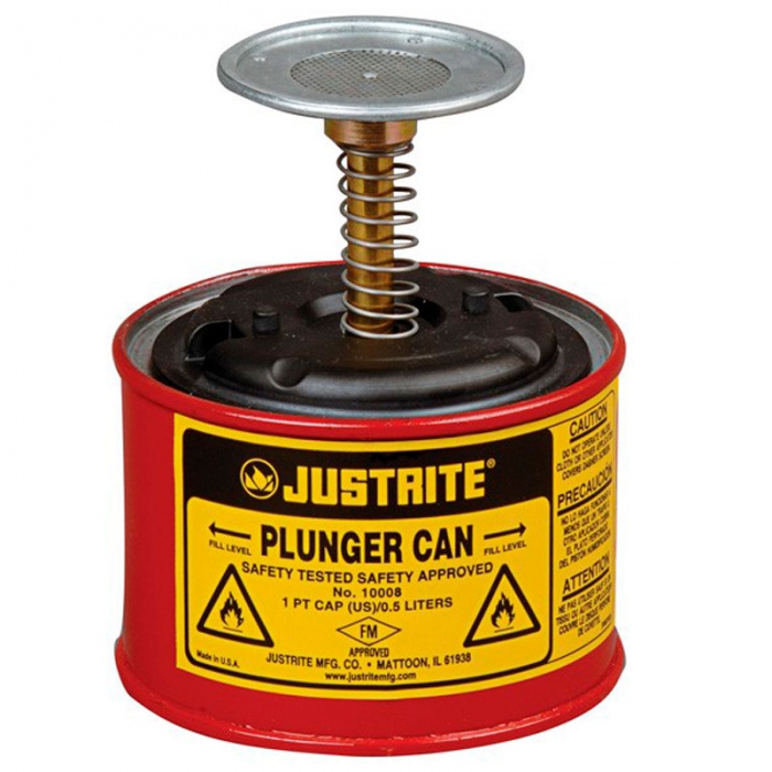 RECIPIENTE DE SEGURIDAD JUSTRITE PLUNGER 1 PT (454 ML)  image number null
