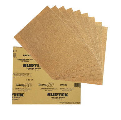 LIJA SURTEK LMC180 PARA MADERA PAPEL CABINET GRANO 180  image number null