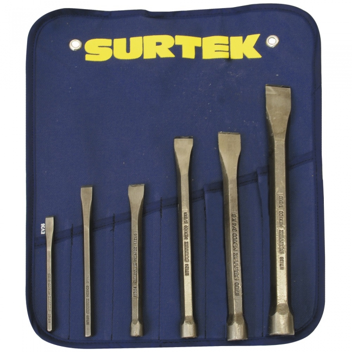 JUEGO SURTEK 117193 DE CINCELES 6 PIEZAS  image number null