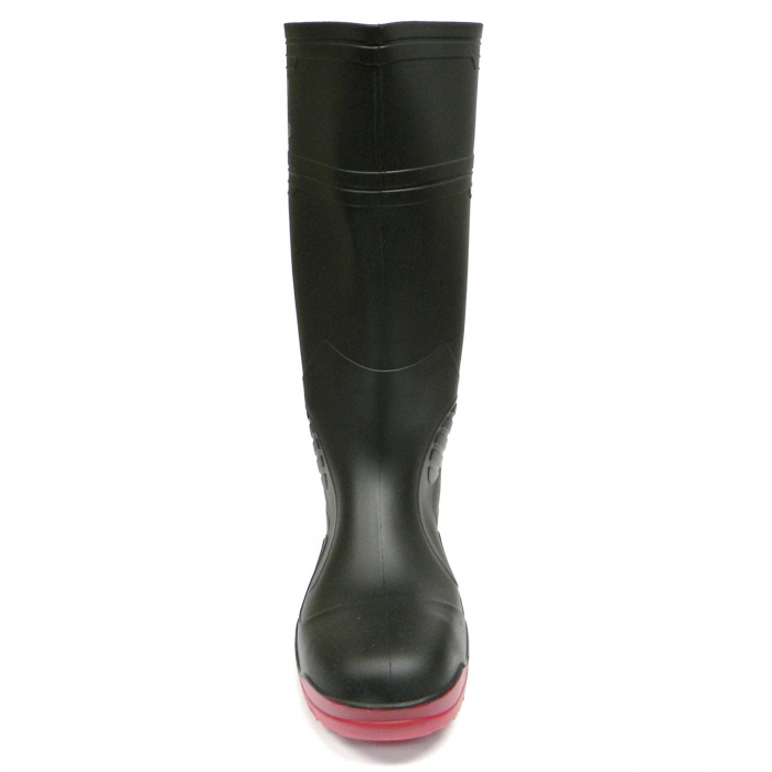 BOTA INDUSTRIAL DRY PRO PVC NEGRA SUELA ROJA CNITRILO ANTIDERRAPANTE SCASQUILLO T7  image number null