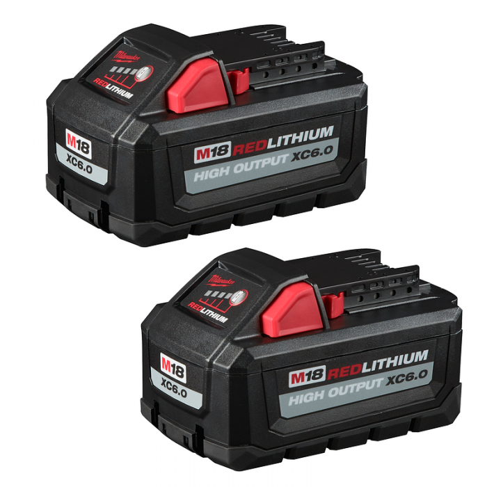 BATERIA MILWAUKEE 48111862 GRAN CAPACIDAD XC8.0 AMP HD PAQUETE DE 2PIEZAS  image number null