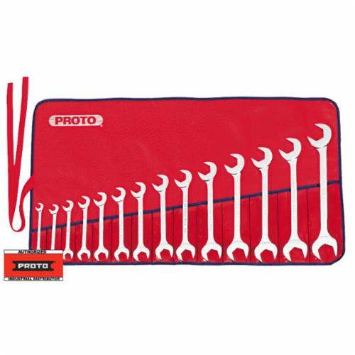 JUEGO DE LLAVES PROTO J3100B EXTREMO ABIERTO AL FINAL NUM DE PIEZAS 14 INGLES ANGULO DE LA CABEZA 15 Y 60 GRADOS  image number null