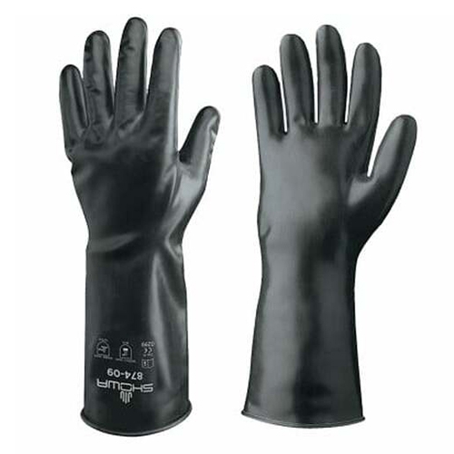 Guente Showa 874 de Butilo Resistente a Acidos Negro T9  image number null