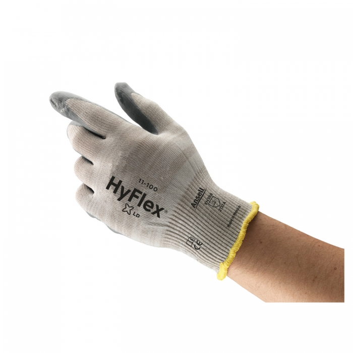 GUANTE ANSELL HYFLEX NITRILO REC EST XSTATIC T8  image number null