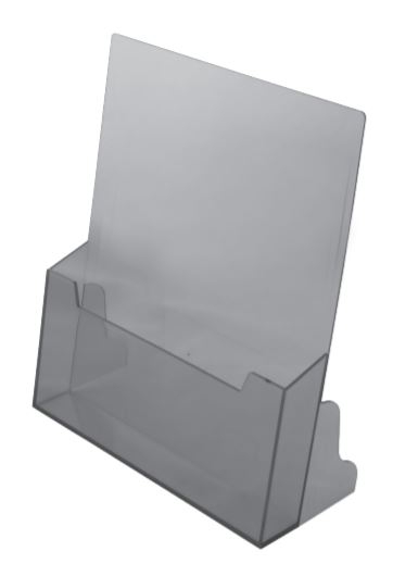 CONJUNTO MAE M863.1 DE 2 EXHIBIDORES CLASICOS COLOR HUMO  image number null