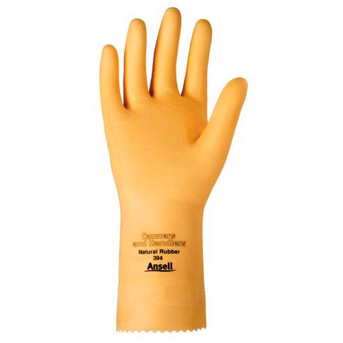 GUANTE ANSELL CANNERS  and  HANDLERS DE LATEX DE 12 IN PTIENDA T9  image number null