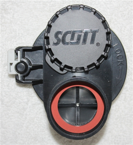 ADAPTADOR SCOTT DE CARTUCHO DE PLASTICO NEGRO DE 40 MM PRESPIRADOR PIEZA FACIAL  image number null