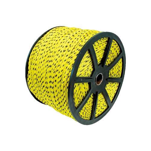 CUERDA TORCIDO SURTEK 138201 DE POLIPROPILENO AMARILLONEGRO DE 1166 M X 6 MM  image number null