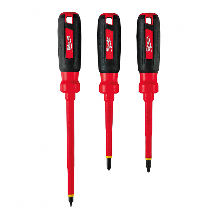 DESARMADORES MILWAUKEE 48222202 INSULADOS 1000V 3 PIEZAS  image number null