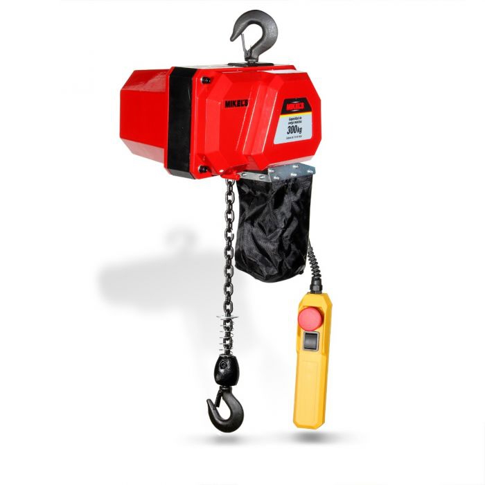 POLIPASTO MIKELS PEC300 ELECTRICO 300 KG CADENA 3 MTS  image number null