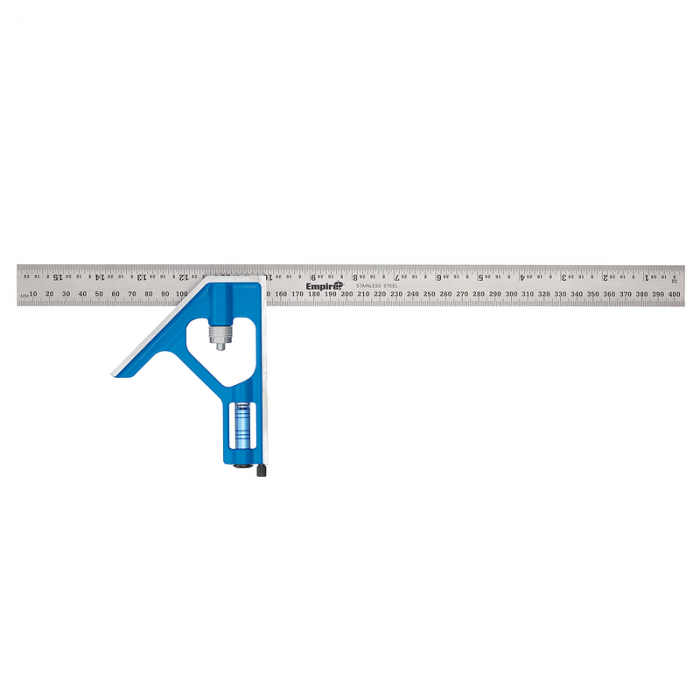ESCUADRA MILWAUKEE E280IM COMBINADA VERDADERO BLUE DE 16IN MEDICIONES EN PULGADAS Y CENTIMETROS  image number null