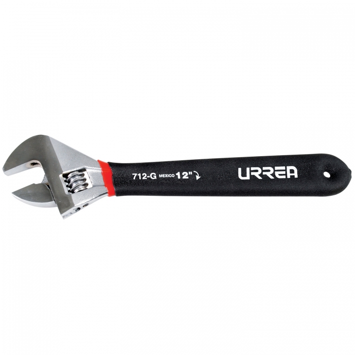 LLAVE URREA 708G AJUSTABLE 8IN RUBBER GRIP  image number null