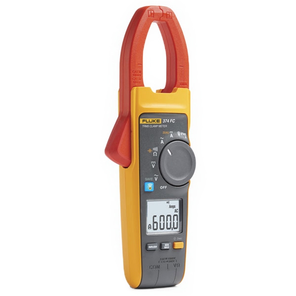 AMPERIMETRO FLUKE 374 FC DE GANCHO  600A CA/CC  image number null