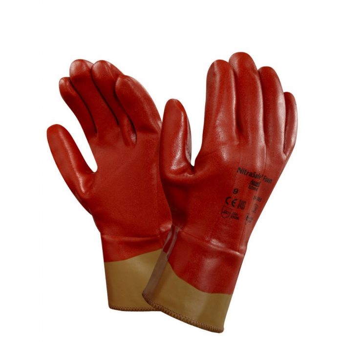 GUANTE ANSELL NITRASAFE FOAM NITRILO RESISTENTE CORTE T8  image number null
