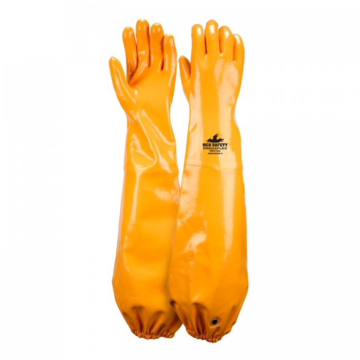 GUANTE MCR PREDAFLEX DE NITRILO NARANJA DE 25 IN TXL  image number null
