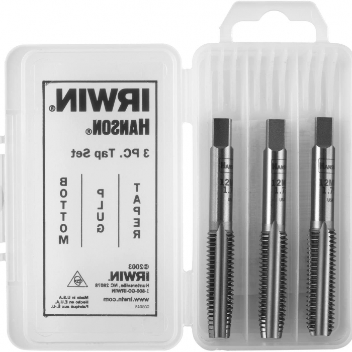JUEGO DE 3 MACHUELOSIRWIN 2752 HCS 14.02.00 MM  image number null