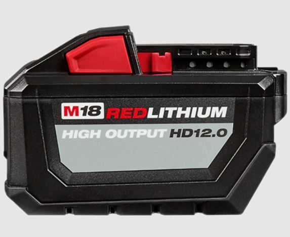 BATERIA MILWAUKEE 48111812 REDLITHIUM M18 GRAN POTENCIA HD 12 AMP  image number null