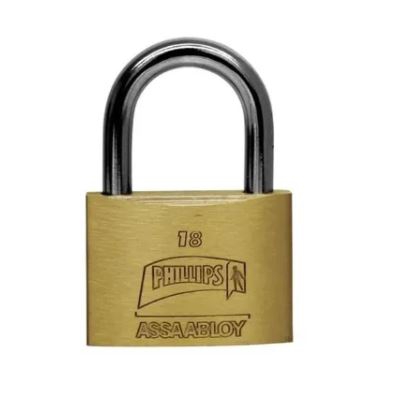 CANDADO PHILLIPS 18 DE LATON GANCHO CORTO  image number null