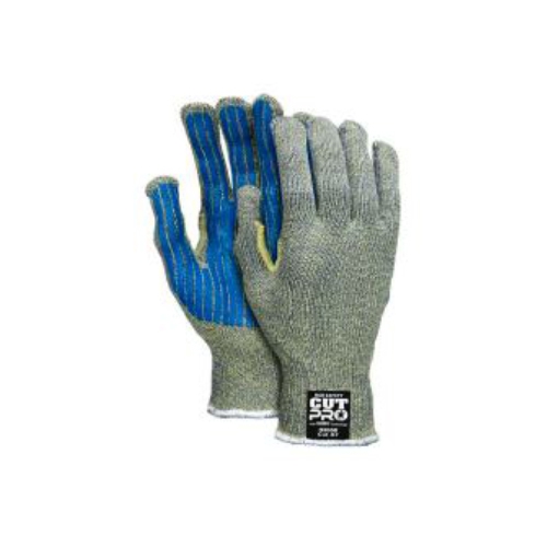 GUANTE MCR MEMPHIS HERO DE KEVLARACERONYLON GRIS CRECUBRIMIENTO DE PVC AZUL TS  image number null