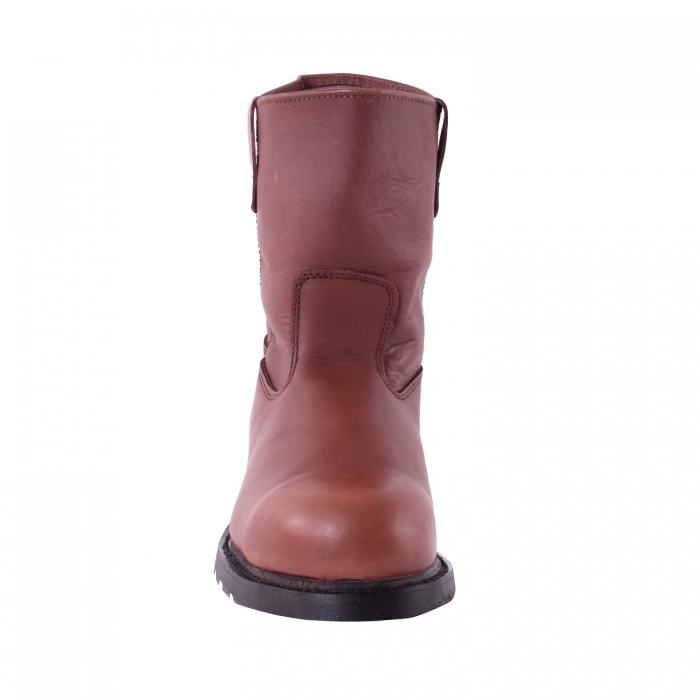 Media Bota Vallen Titanic sin Agujetas Cafe CC Acero Suela Pvc N 28