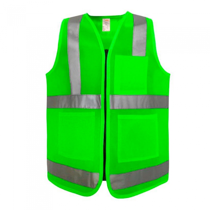 Chaleco Vallen HiVis Tipo Brigadista Clase Ii C3 Bolsas Verde TM  image number null