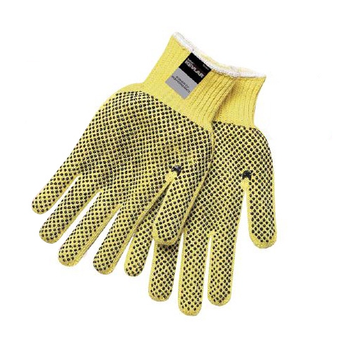GUANTE MCR DE KEVLAR AMARILLO CPUNTOS DE PVC 100% KEVLAR TM  image number null