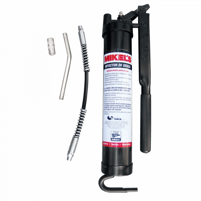 INYECTOR DE GRASA MIKELS IG CON TUBO RIGIDO Y MANGUERA FLEXIBLE DE 12 IN  image number null