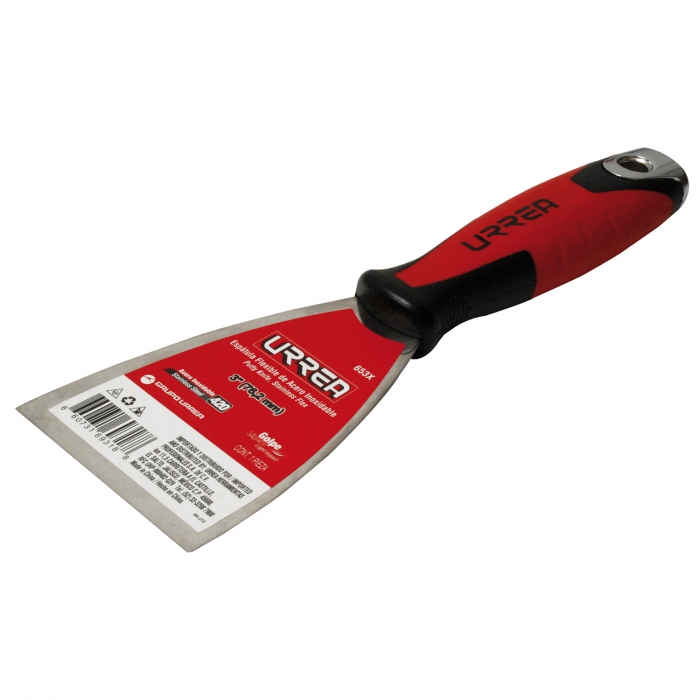 ESP&Aacute;TULA URREA 653X FLEXIBLE DE ACERO INOXIDABLE 3 IN  image number null