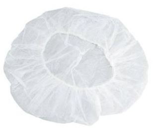Cofia Redonda Desechable de Polipropileno Blanco de 21 In de Diametro  image number null