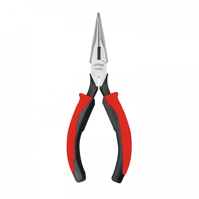 PINZA URREA 226GX BIMATERIAL PARA ELECTRICISTA PUNTA LARGA CORTE LATERAL 62332 IN  image number null