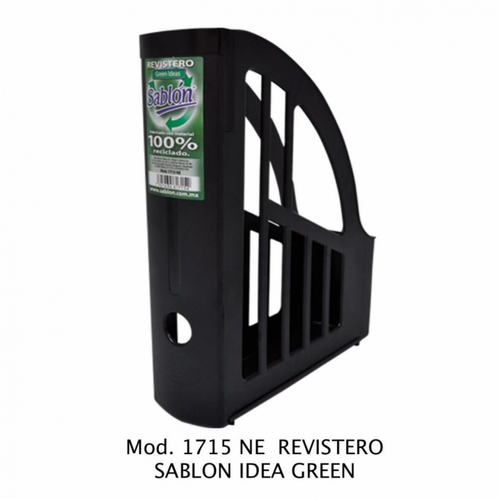 REVISTERO SABLON 1715NE INDIVIDUAL SABLON IDEA GREEN NEGRO  image number null