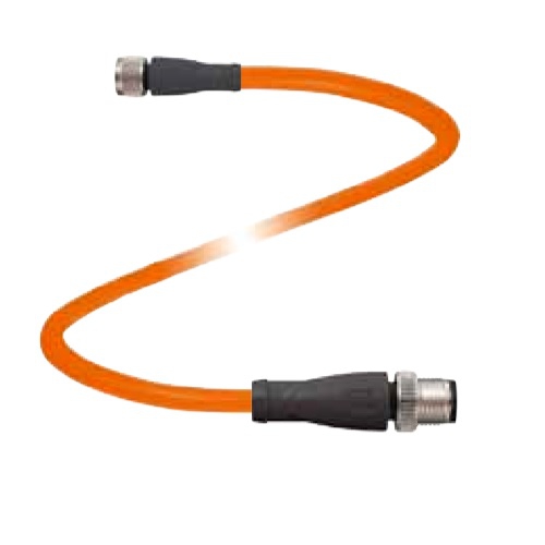 CABLE PEPPERL+FUCHS V3-GM-OR0 3M-POC-V11-G CONECTOR MACHO M12 DE 3 PINES A HEMBRA M8 DE 3 PINES  image number null