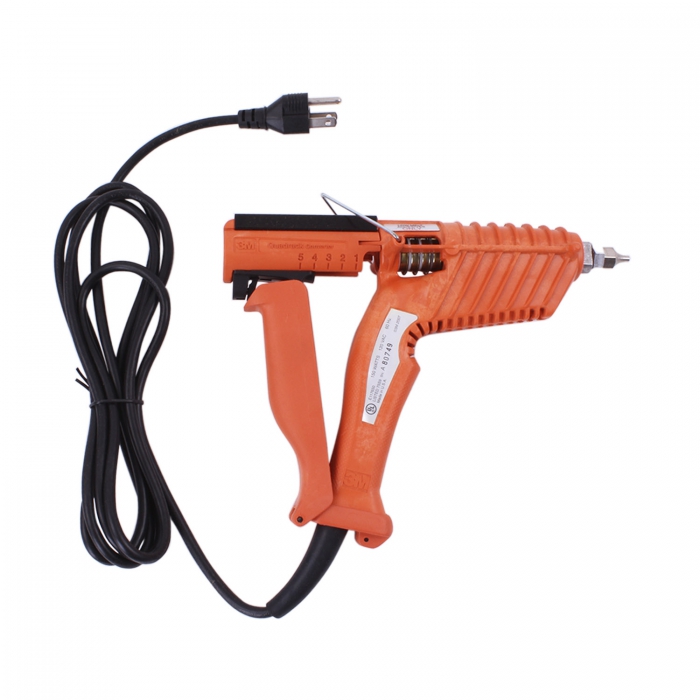 PISTOLA 3M 62928199306 DE TERMOFUSIBE NARANJA EN CALIENTE LT CON CONVERTIDOR EN QUADRAK Y GATILLO DE PALMA  image number null