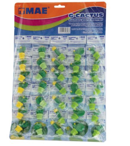 GOMAS MAE GCACTUS PARA BORRAR CACTUS CON 35 PZAS  image number null