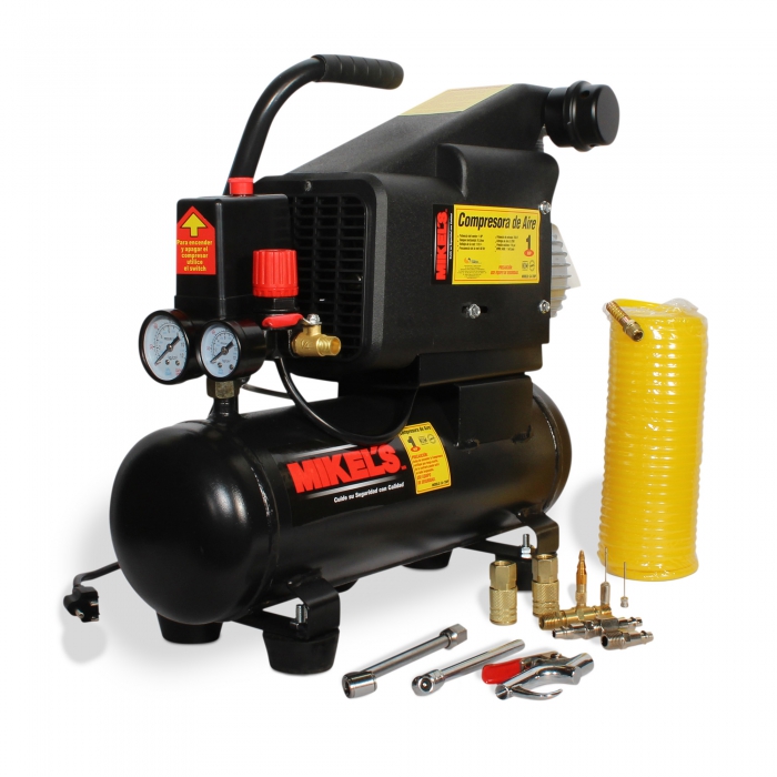 Compresor Mikels Ca75hp de Aire 1hp 10 Lts  image number null