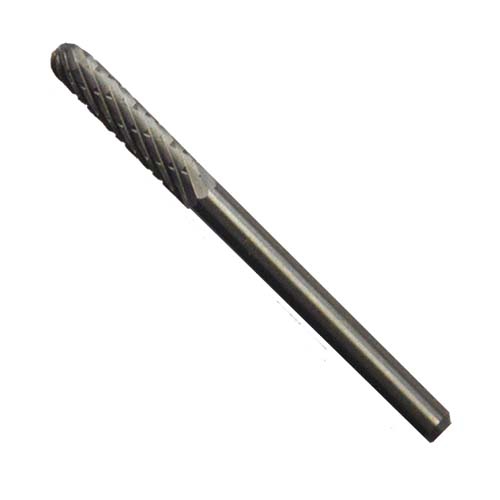 LIMA ROTATIVA CILINDRICA TENAZIT 103 DE CARBURO DE TUNGSTENO PUNTA REDONDA DC DOBLE CORTE DE 3.2 X 13 X 3.2 MM 60000 RPM  image number null