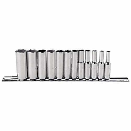 JUEGO DE DADOS PROTO J47202 14 12PC PROFUNDOS ES IDEAL PARA UTILIZARLO CON MATRACAS DE USO PESADO  image number null