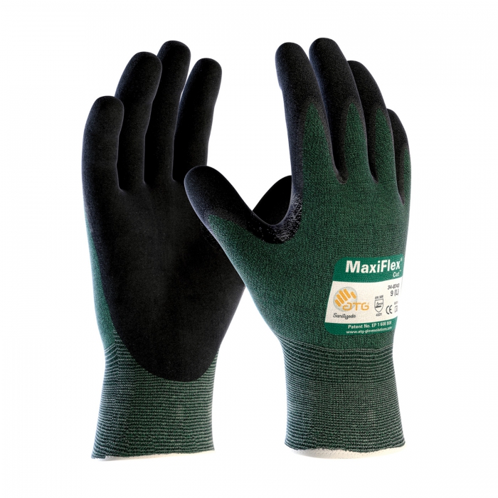 GUANTE ATG MAXIFLEX VERDE C/RECUBRIMIENTO DE NITRILO MI  image number null
