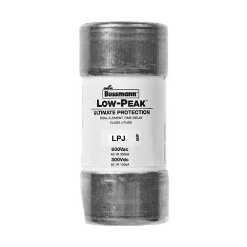 FUSIBLE BUSSMANN LPJ10SP CLASE J DOBLE ELEMENTO ACCIÓN RETARDADA 600VCA300VCD  image number null