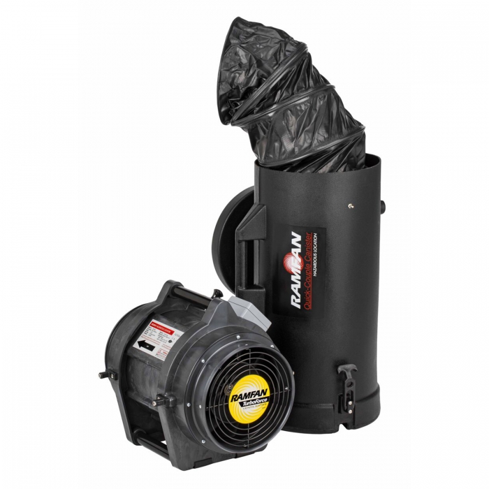 VENTILADOR RAMFAN DE AIRE 8 IN CON DUCTO DE 25 IN 13 HP  image number null